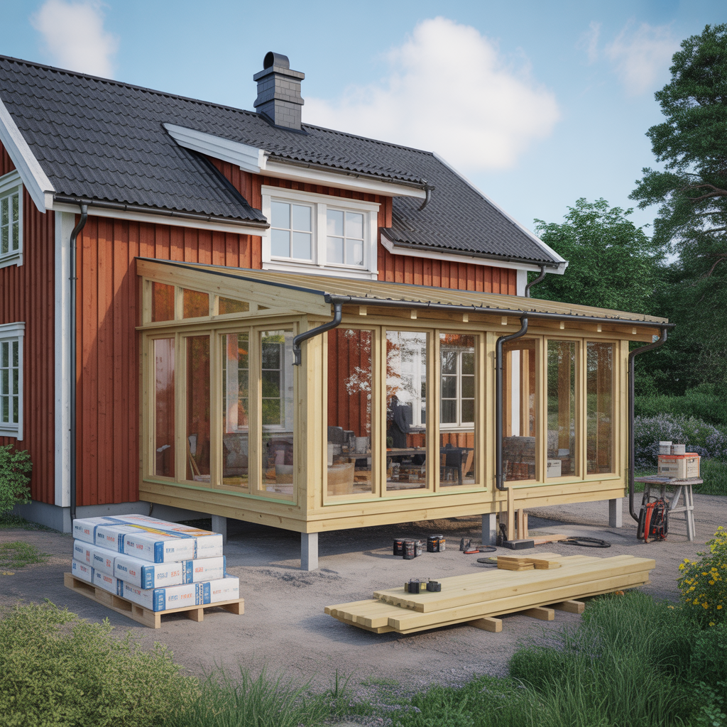 11.Vilka faktorer paverkar kostnaden vid byggnation av uterum