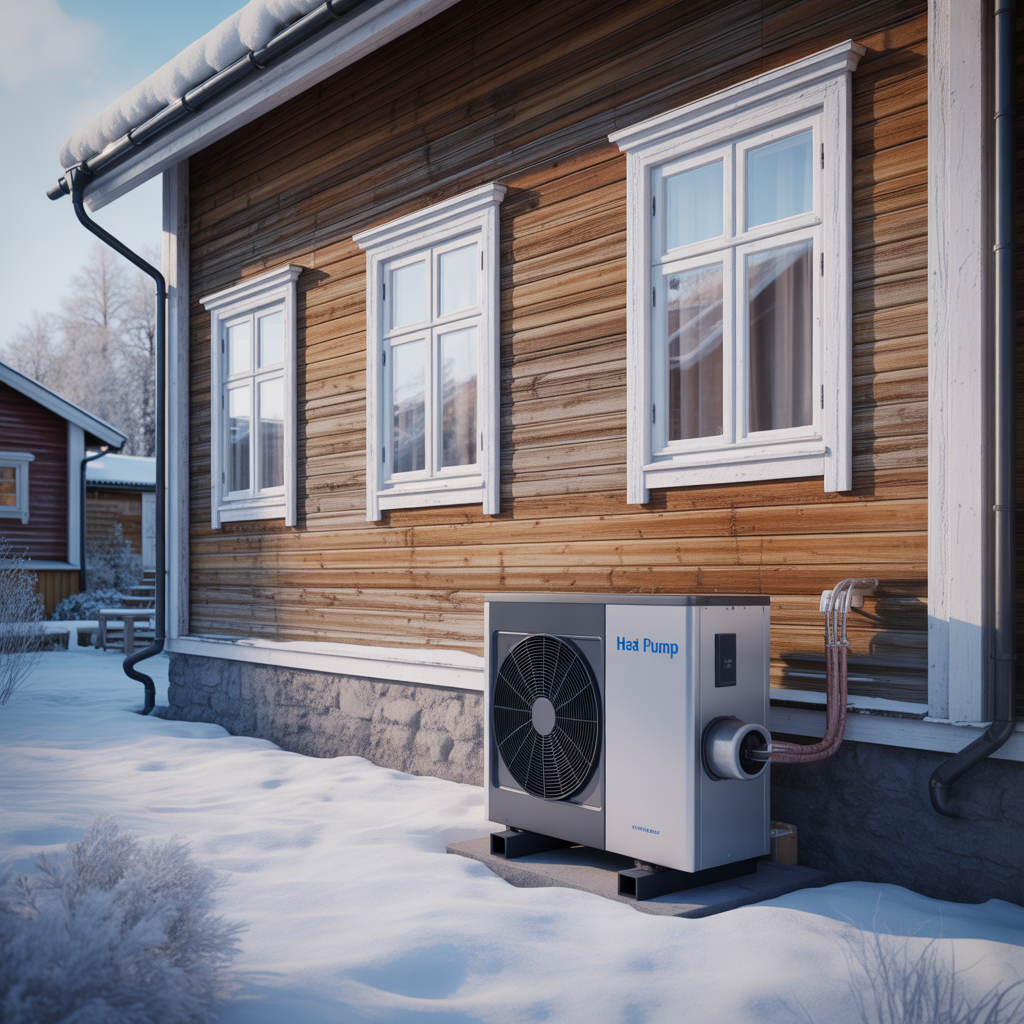 7.Fordelarna med att installera en luftvarmepump i aldre hus