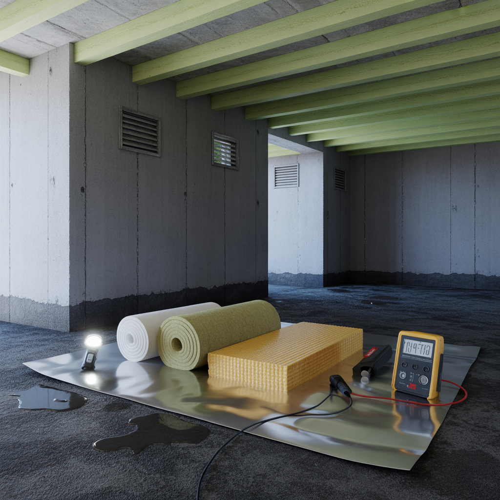 krypgrund med fukt felsokning val av isolering och kostnad