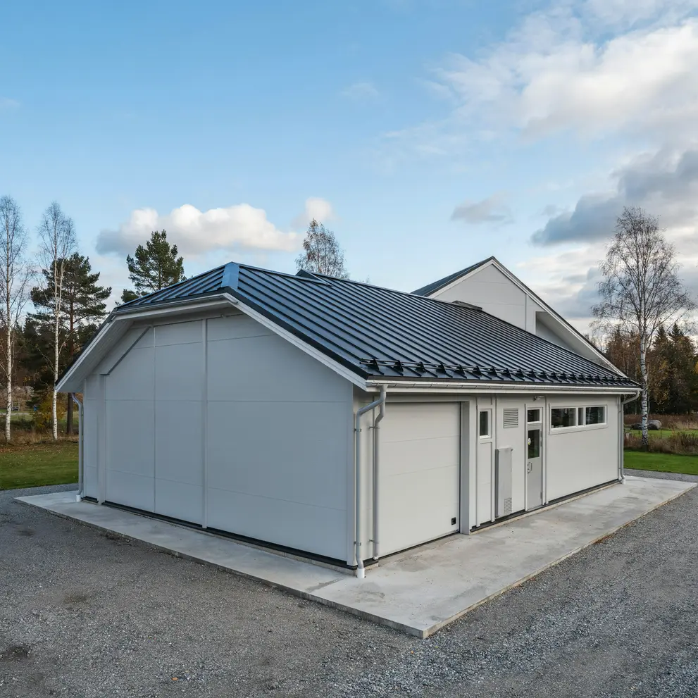 bygga maskinhall verkstad norrtalje roslagen stockholm